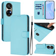 For Ulefone Note 17 Pro Skin Feel Solid Color Leather Phone Case with Lanyard(Sky Blue) - Ulefone Cases by PMC Jewellery | Online Shopping South Africa | PMC Jewellery | Buy Now Pay Later Mobicred