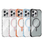 For iPhone 16 Mutural Blink Series Glitter Edge MagSafe Magnetic Phone Case(Black)