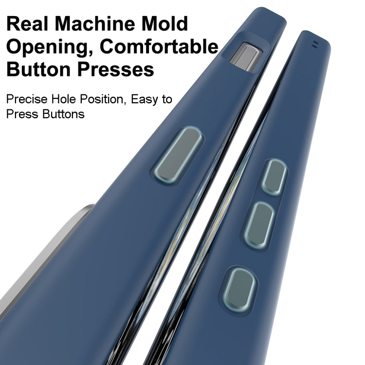 For iPhone 16 Pro Max Mutural Skin Feel Series Frosted MagSafe Magnetic Phone Case(Grey)