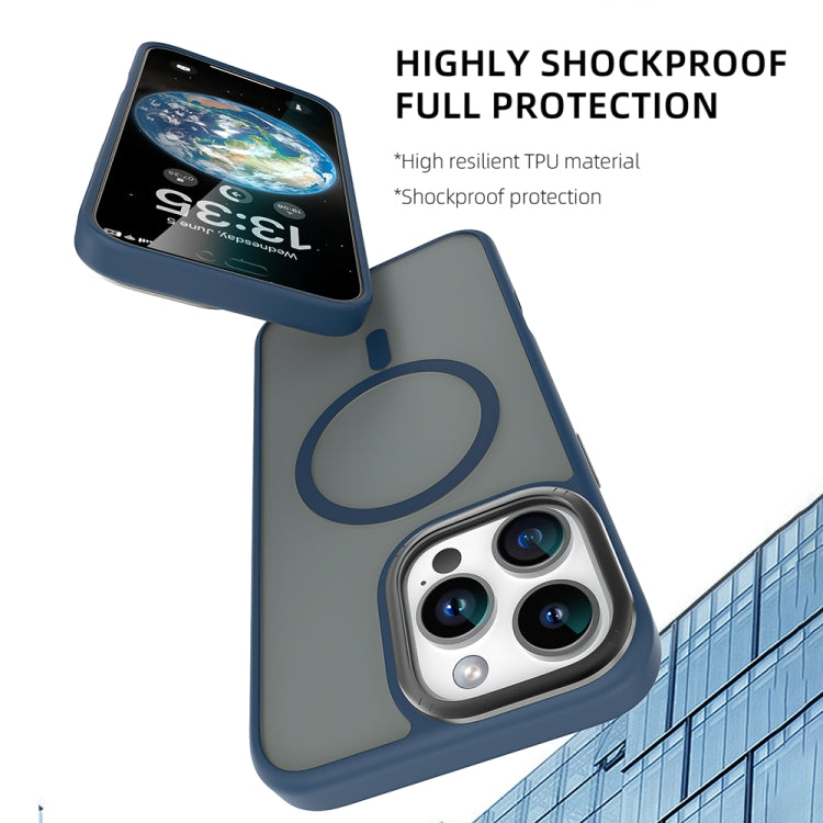 For iPhone 16 Mutural Skin Feel Series Frosted MagSafe Magnetic Phone Case(Grey)