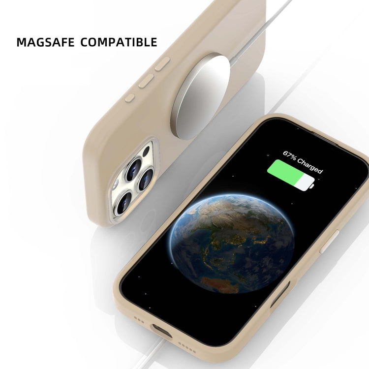 For iPhone 16 Pro Mutural Karen Series Liquid Silicone MagSafe Magnetic Phone Case(Grey)