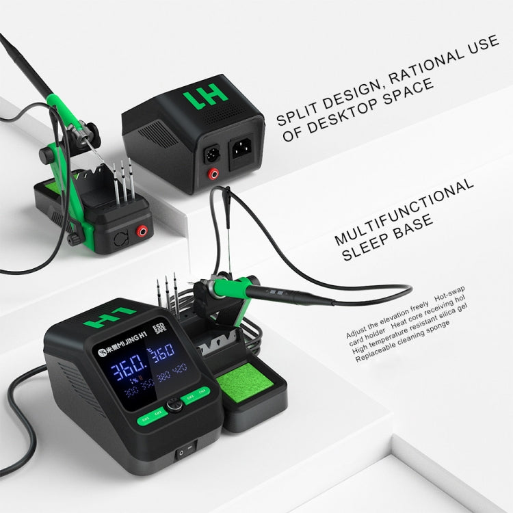 Mijing H1 Split Intelligent Temperature Control Soldering Station for Mobile Phone Repair, Plug:EU Plug