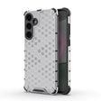 For Samsung Galaxy S25 5G Honeycomb Shockproof Phone Case(White) - Galaxy S25 5G Cases by PMC Jewellery | Online Shopping South Africa | PMC Jewellery | Buy Now Pay Later Mobicred