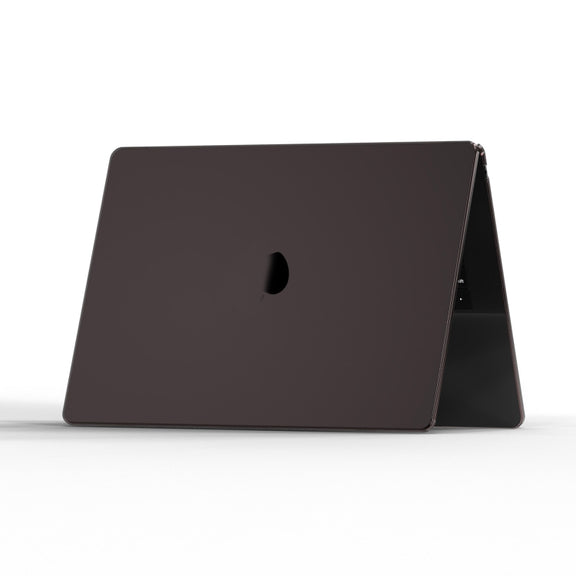 For MacBook Air 15 M2 A2941 / M3 A3114 Ultra-thin Crystal Hardshell Laptop Protective Case(Black)