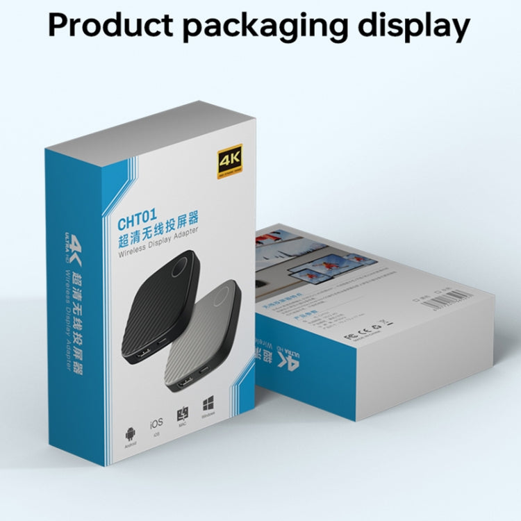 G126 Ultra HD Wireless Display Adapter Same Screen Device(Grey)