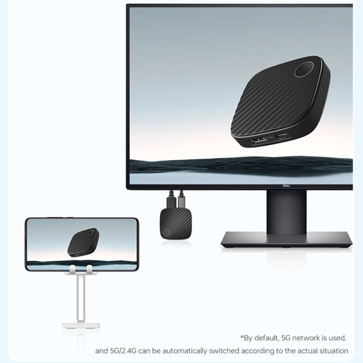 G126 Ultra HD Wireless Display Adapter Same Screen Device(Grey)