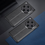 For OPPO Find X8 Pro Litchi Texture Shockproof TPU Phone Case(Black)