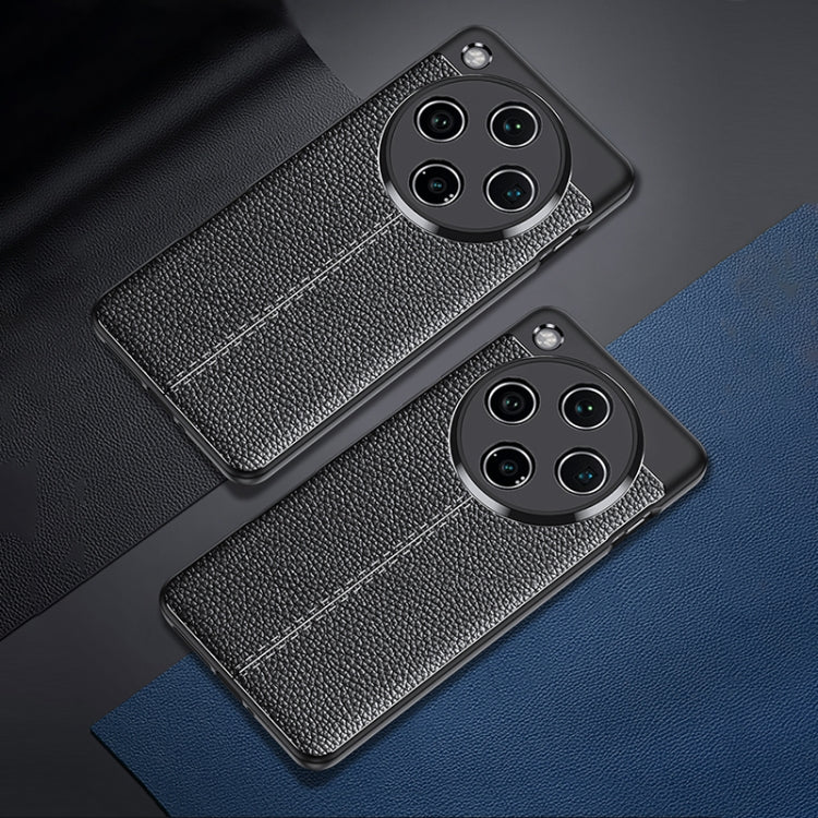 For OPPO Find X8 Litchi Texture Shockproof TPU Phone Case(Black)