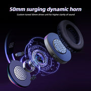 ONIKUMA X29 Head-mounted RGB Light Wired Gaming Headset, Cable Length: 2.2m(Black)