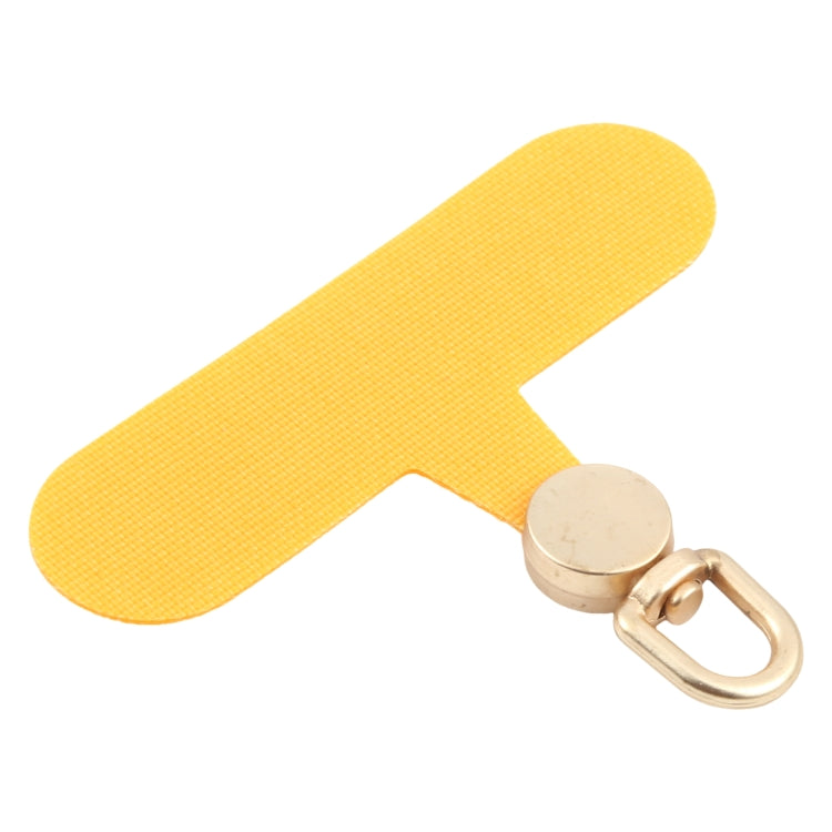 360 Degree Rotation Mobile Phone Lanyard Fixing Gasket(Yellow)