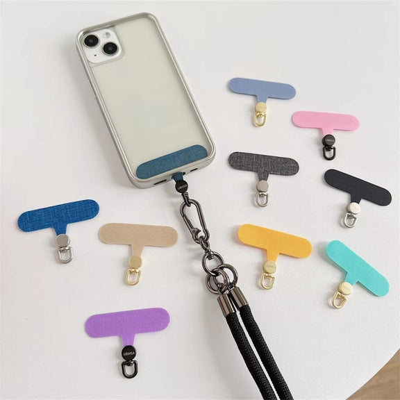 360 Degree Rotation Mobile Phone Lanyard Fixing Gasket(Sky Blue)