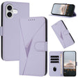 For iPhone 17 Triangle Pattern Buckle Clasp Leather Phone Case(Light Purple) - free shipping - PMc TechLife - Order now!