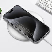 For iPhone 16 Pro Max GKK Plating Leather Wave MagSafe Phone Case(Copper)