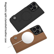 For iPhone 16 Pro Max GKK Detachable Flip Leather MagSafe Phone Case(Brown)