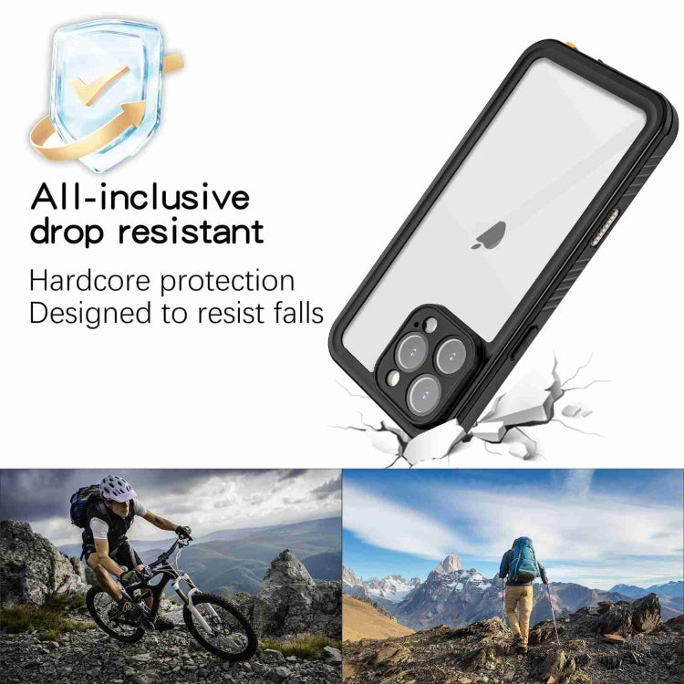 For iPhone 16 Pro RedPepper IP68 Water-resistant Triple-proof Phone Case(Black)