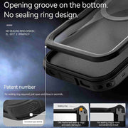 For iPhone 16 RedPepper IP68 Water-resistant Triple-proof MagSafe Phone Case(Black)