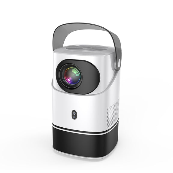 TS-2 1920 x 1080P 240ANSI HiSilicon 352 Android 9.0 Telescopic Projector, EU Plug(White)
