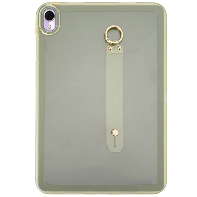 For Huawei MatePad 11 2023 / 2024 Wristband Holder PC Hybrid TPU Soft Tablet Case(Yellow)
