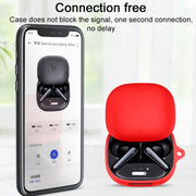 For Anker Soundcore Liberty 4 Pro Wireless Earphone Silicone Protective Case(Black)