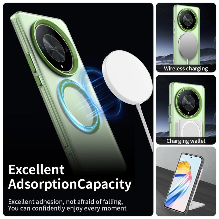 For Honor Magic6 Lite 5G Candy Magsafe PC Hybrid TPU Phone Case(Green)