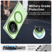 For Honor Magic6 Lite 5G Candy Magsafe PC Hybrid TPU Phone Case(Green)