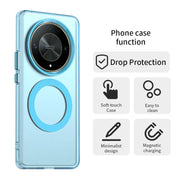 For Honor X9 Candy Magsafe PC Hybrid TPU Phone Case(Blue)
