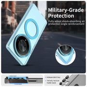 For Honor X9 Candy Magsafe PC Hybrid TPU Phone Case(Blue)