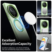 For Honor X9 Candy Magsafe PC Hybrid TPU Phone Case(Green)