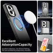 For Honor 400 Global 156.5mm Candy Magsafe PC Hybrid TPU Phone Case(Black)