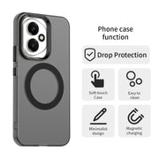 For Honor 400 Global 156.5mm Candy Magsafe PC Hybrid TPU Phone Case(Black)