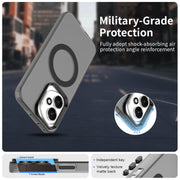 For Honor 400 Global 156.5mm Candy Magsafe PC Hybrid TPU Phone Case(Black)