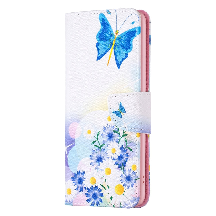 For Samsung Galaxy S25 5G Colored Drawing Pattern Leather Phone Case(Butterfly Love)