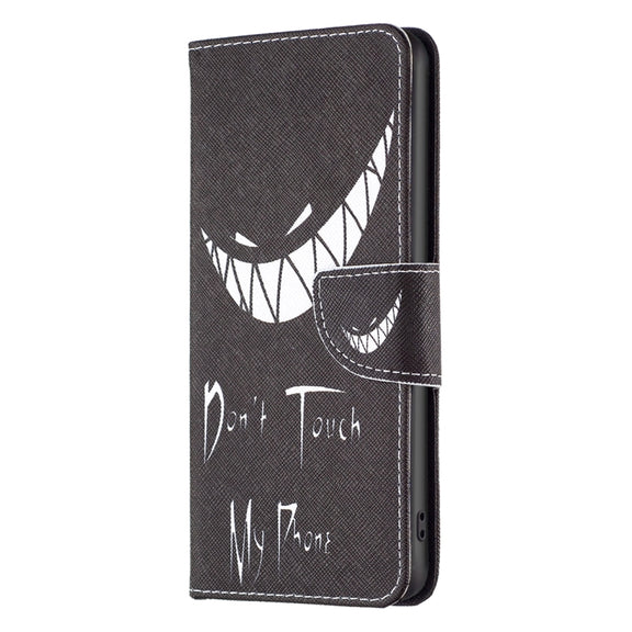 For Samsung Galaxy S25+ 5G Colored Drawing Pattern Leather Phone Case(Smirk)