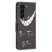 For Samsung Galaxy S25+ 5G Colored Drawing Pattern Leather Phone Case(Smirk)