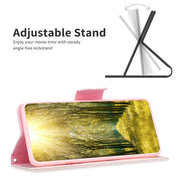 For Samsung Galaxy S25+ 5G Colored Drawing Pattern Leather Phone Case(Giraffe)