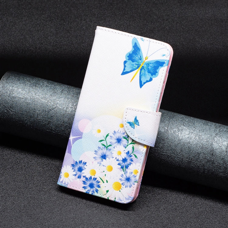 For Samsung Galaxy S25+ 5G Colored Drawing Pattern Leather Phone Case(Butterfly Love)