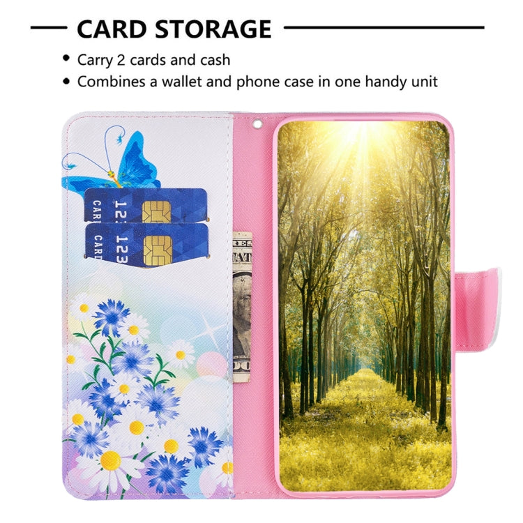 For Samsung Galaxy S25+ 5G Colored Drawing Pattern Leather Phone Case(Butterfly Love)