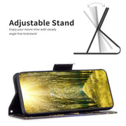 For Samsung Galaxy S25 5G Colored Drawing Pattern Leather Phone Case(Big Butterfly)