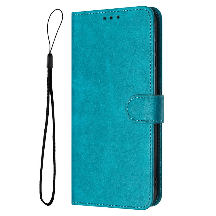 For Samsung Galaxy S25 / S24 5G Solid Calf Texture Flip Leather Phone Case(Green)