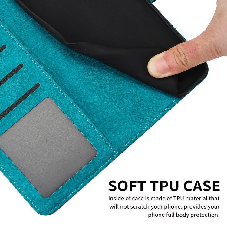 For Samsung Galaxy S25 / S24 5G Solid Calf Texture Flip Leather Phone Case(Green)