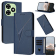 For Tecno Spark Go 2024 Triangle Pattern Buckle Clasp Leather Phone Case(Royal Blue) - free shipping - PMC Jewellery - Order now!