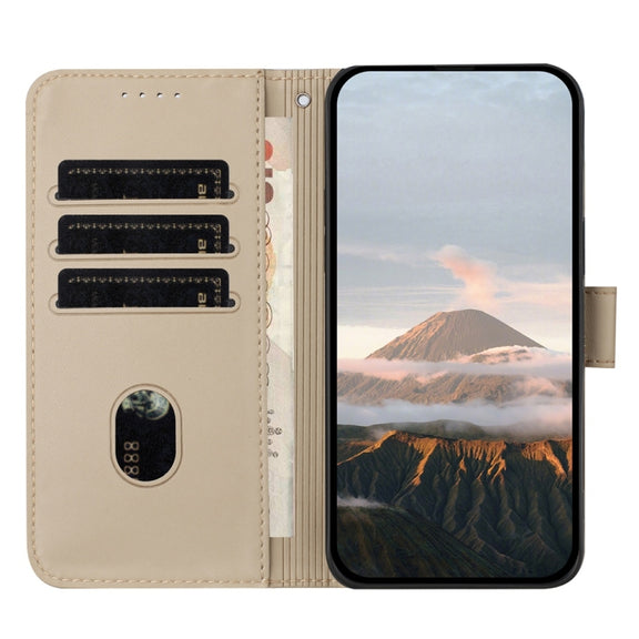 For Tecno Spark Go 2024 Triangle Pattern Buckle Clasp Leather Phone Case(Gold)