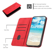 For Samsung Galaxy S25 Ultra 5G Diamond Splicing Skin Feel Magnetic Leather Phone Case(Red)