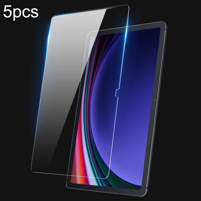 For Samsung Galaxy Tab S10 Ultra 5pcs DUX DUCIS 0.33mm 9H HD Full Screen Tempered Glass Film