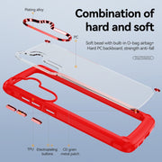 For Samsung Galaxy S25 5G TPU + PC Lens Protection Phone Case(Red)