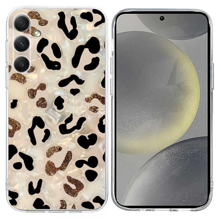 For Samsung Galaxy S25 5G Colorful Painting Pattern TPU Phone Case(Leopard)