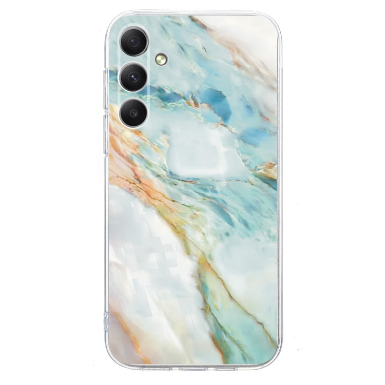 For Samsung Galaxy S25 5G Colorful Painting Pattern TPU Phone Case(Marble)