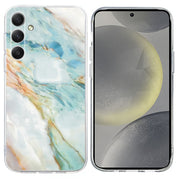 For Samsung Galaxy S25 5G Colorful Painting Pattern TPU Phone Case(Marble)