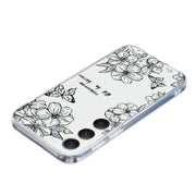 For Samsung Galaxy S25 5G Colorful Painting Pattern TPU Phone Case(Butterfly Flower)