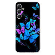 For Samsung Galaxy S25 5G Colorful Painting Pattern TPU Phone Case(Color Butterflies)
